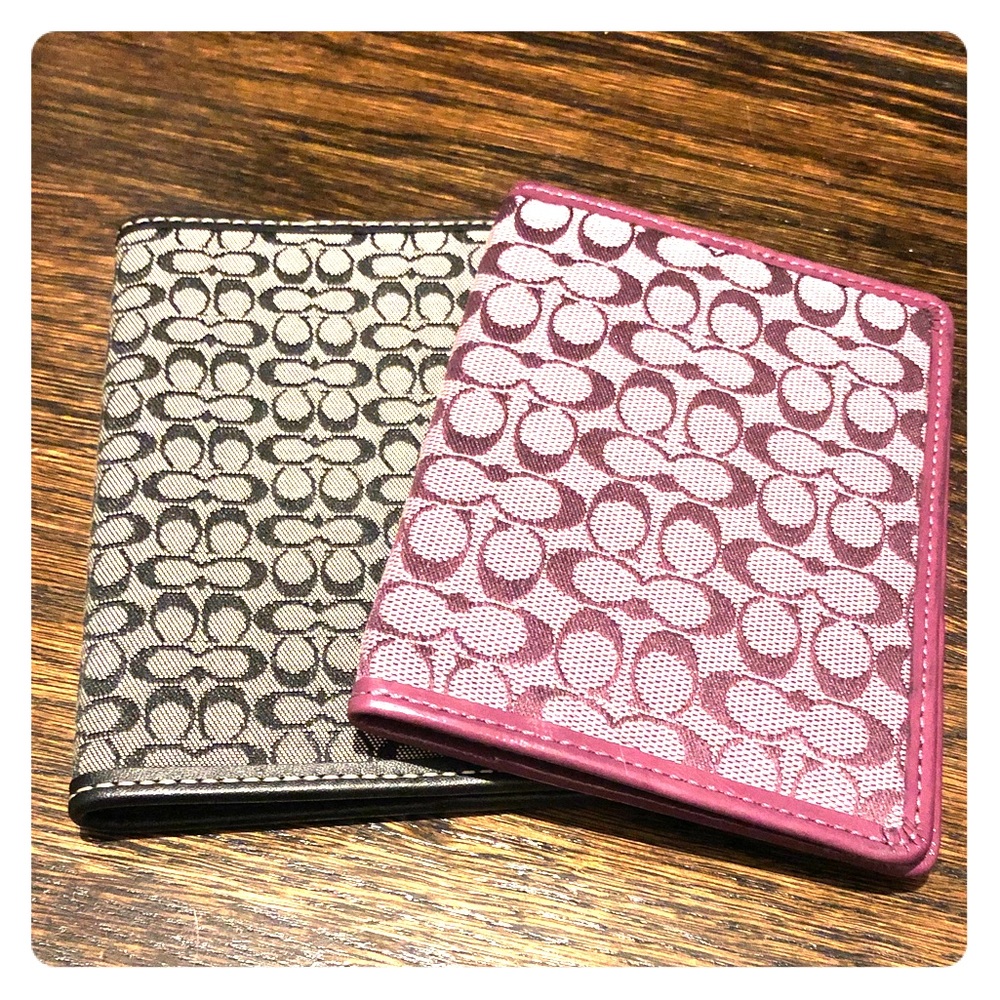 Coach Passport Covers